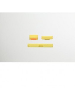 iPhone 5C Set 3 Piezas botones amarillo