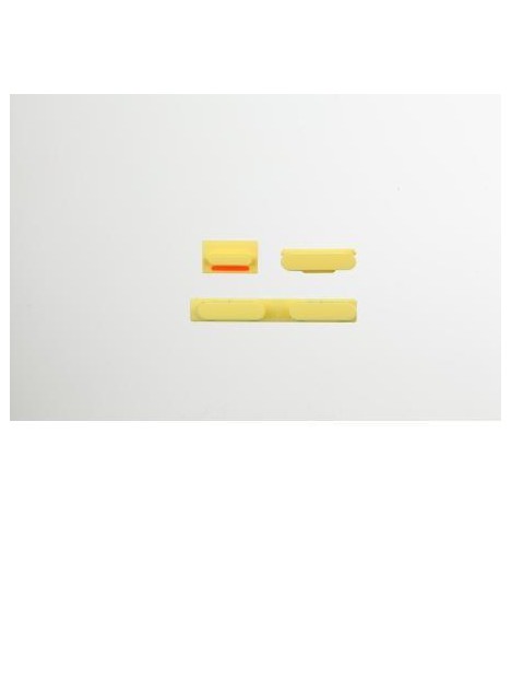 iPhone 5C Set 3 Piezas botones amarillo