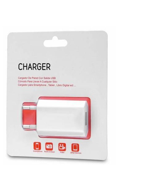 Cargador RED-USB Universal 5V 1A 6204