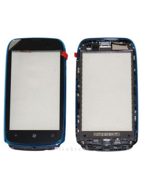 Nokia 610 Táctil + Marco azul Premium