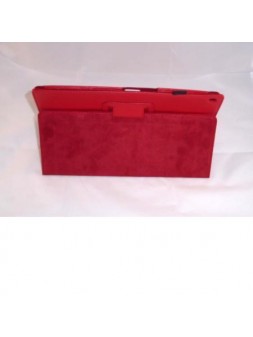 Funda de piel para Tablet Xperia Z color rojo