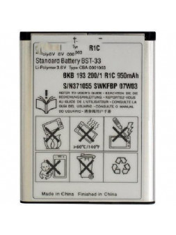 Batería Premium BST-33 Sony Ericsson K800 P990I 900 MAH