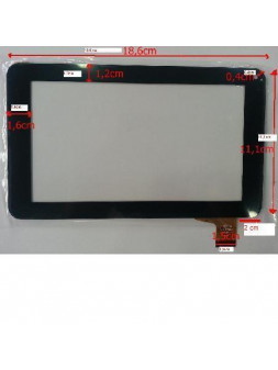 Pantalla táctil repuesto tablet china 7" modelo 1 sunstech TAB700 Y I-JOY REBEL 7