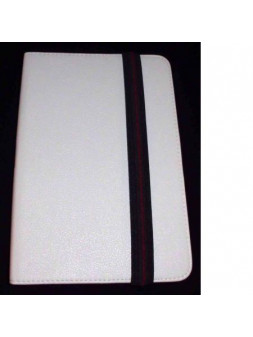 Funda Tablet Univ. 6" Liso blanco Velcro Restraint System
