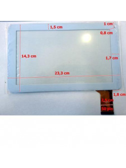 Pantalla táctil repuesto tablet china 9" modelo 6