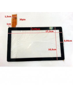 Pantalla táctil repuesto tablet china 7" modelo 19