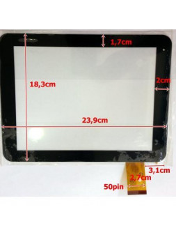 Pantalla táctil repuesto tablet china 10" modelo 4