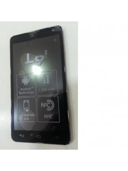 LG Optimus L9 II 2 D605 Pantalla lcd + Táctil negro + Marco