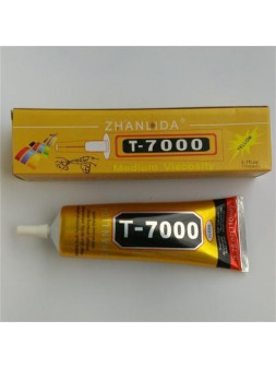 Adhesivo profesional T-7000 negro para táctiles y cristales 110ml