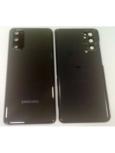 Tapa trasera o tapa bateria gris para Samsung Galaxy S20 SM-G980F mas cubierta camara