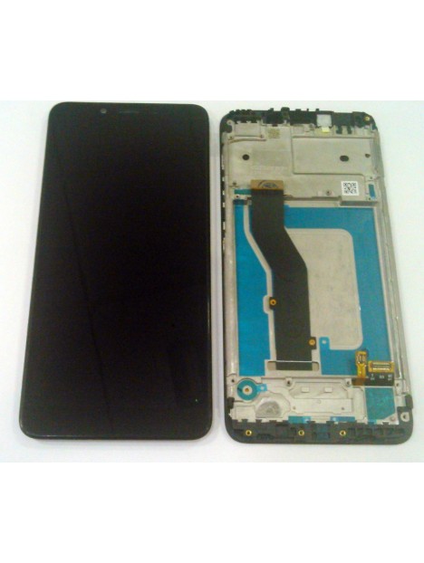 Pantalla lcd para LG K20 LM-X120EMW X120EMW mas tactil negro mas marco negro calidad premium