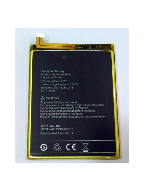 Batería Li3834T43P6h8867 Umi Super Umi Max 4000mAh