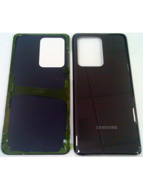 Tapa trasera o tapa bateria plata para Samsung galaxy s20 ultra calidad premium