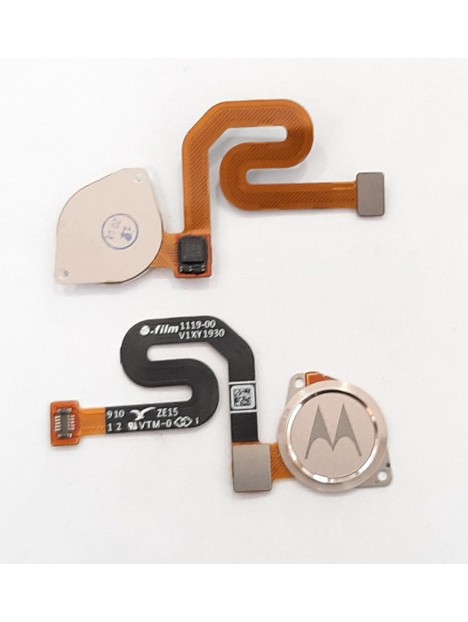 Flex boton home dorado para Motorola Moto G7 Play XT1952 XT1952-1 XT1952DL calidad premium