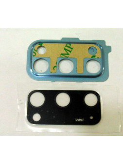 Cubierta camara azul claro para Samsung Galaxy S20 G980 Calidad Premium