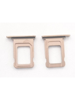 Soporte o bandeja single sim dorada para IPhone 12 Pro A2407 A2341 A2406 A2408 IPhone 12 Pro Max A2342 A2410 A2411