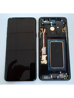 Pantalla lcd calidad oled para Samsung Galaxy S9 PLUS SM-G965F mas tactil negro mas marco negro compatible
