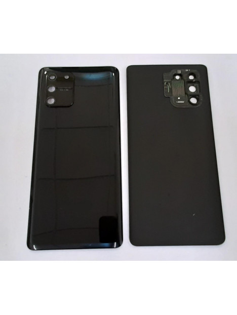 Tapa trasera o tapa bateria negra para Samsung Galaxy S10 Lite SM-G770F mas cubierta camara SM-G770 G770F G770