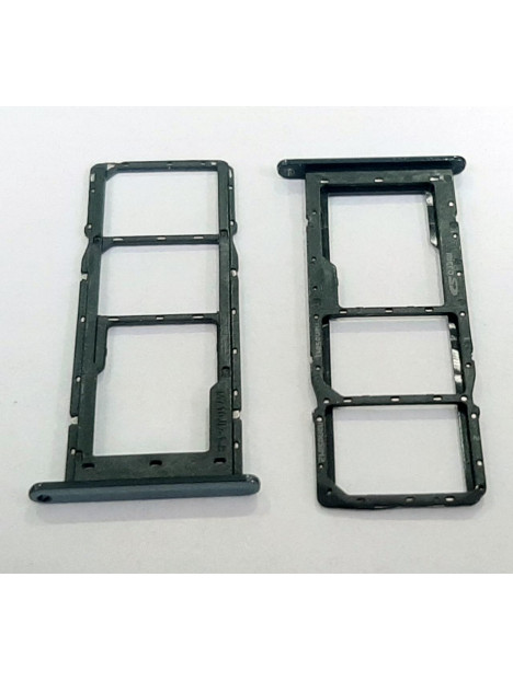 Soporte o bandeja dual sim negra para LG K61 LMQ630EAW calidad premium