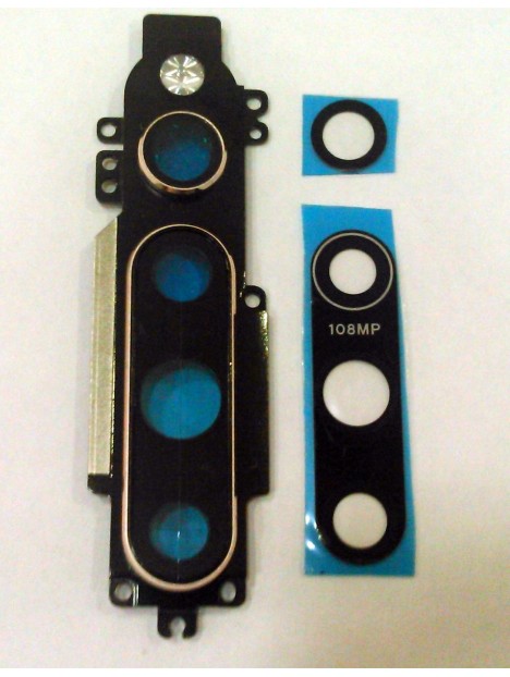 Cubierta camara dorada para Xiaomi Mi 10 5G mas lente camara calidad premium