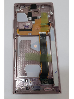 Pantalla lcd GH82-23596D para Samsung Galaxy Note 20 Ultra SM-N986F mas tactil negro mas marco mystic bronze premiu