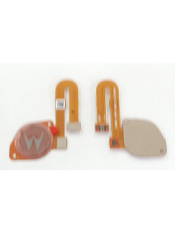 Flex boton home rojo para Motorola Moto G9 Play calidad premium