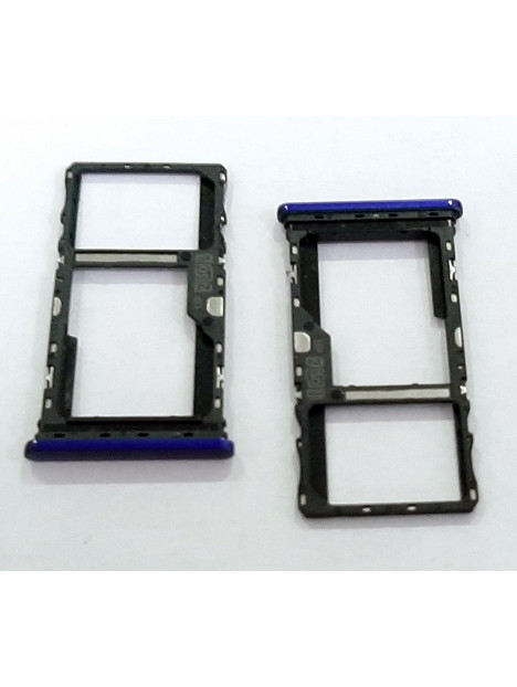 Soporte o bandeja sim purpura para Motorola Moto G9 Play calidad premium