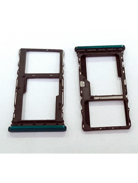 Soporte o bandeja sim verde para Motorola Moto G9 Play calidad premium