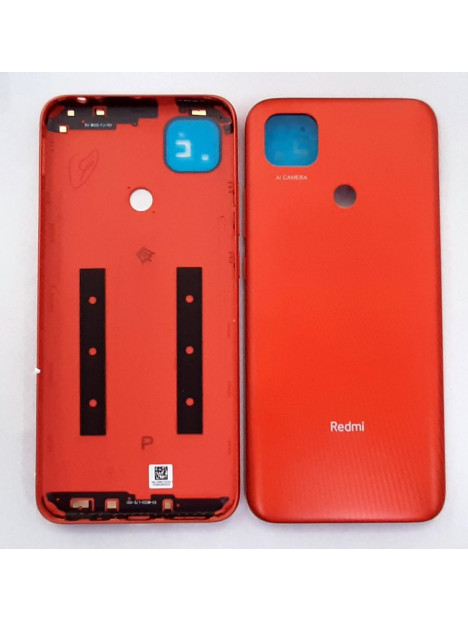 Tapa trasera o tapa bateria naranja para Xiaomi Redmi 9C
