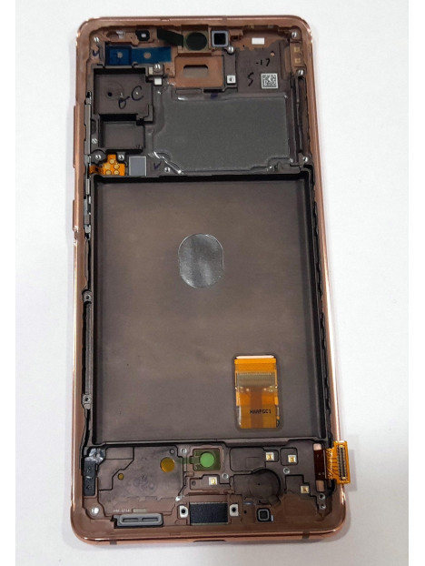 Pantalla lcd GH82-24219B GH82-23495B para Samsung Galaxy S20 FE 4G SM-G780F mas tactil negro mas marco Cloud Orange