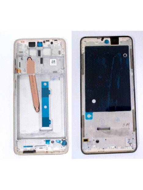 Carcasa central o marco dorado para Xiaomi POCO X3 calidad premium