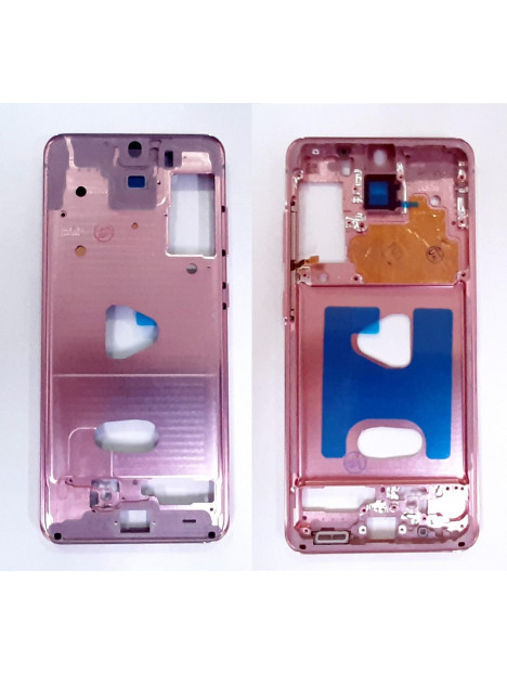 Carcasa central o marco rosa para Samsung Galaxy S20 G980F SM-G980F SM-G980 calidad premium