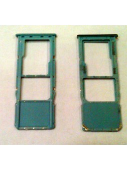 Soporte o bandeja SIM azul claro para Samsung Galaxy A51 A515 calidad premium single sim