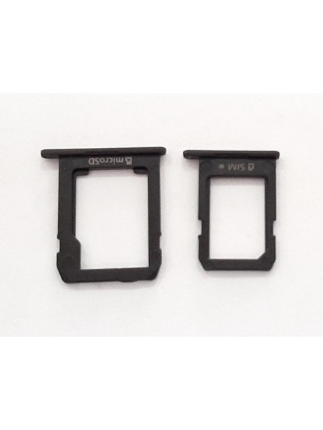 Set soporte o bandeja sim y sd negros para Samsung Galaxy Tab S2 9.7 T810 T815 T813N T819N calidad premium