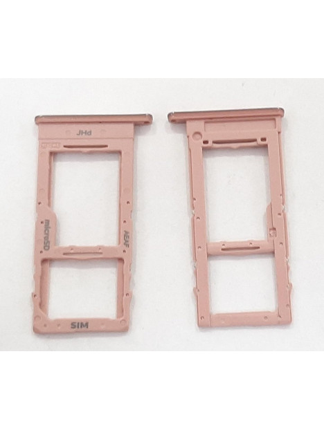 Soporte o bandeja single sim rosa para Samsung Galaxy A51 5G calidad premium