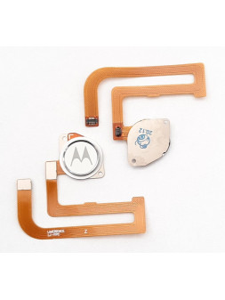 Flex boton home blanco para Motorola Moto G8 XT2045-1 calidad premium