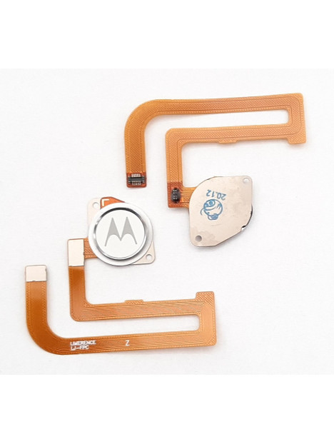 Flex boton home blanco para Motorola Moto G8 XT2045-1 calidad premium