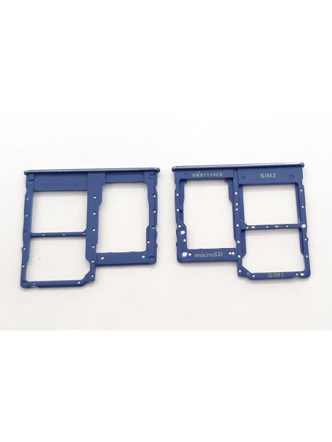 Soporte o bandeja dual sim azul para Samsung Galaxy A31 A315F calidad premium