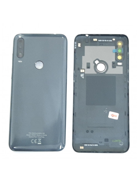 Tapa trasera o tapa bateria negra para Alcatel 1S 2020 5028