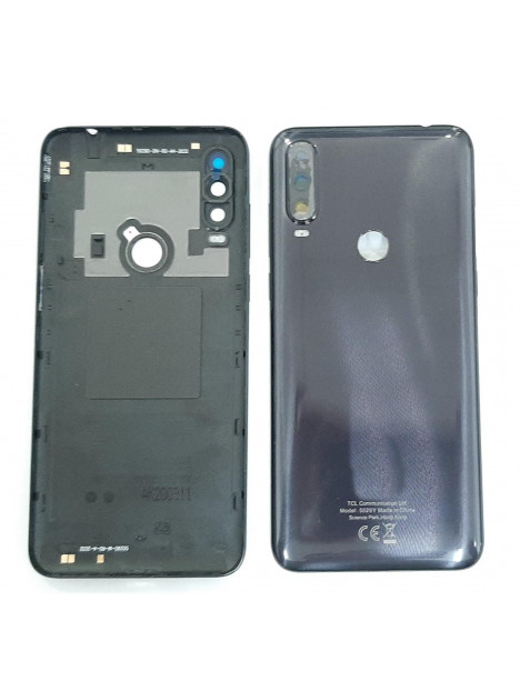 Tapa trasera o tapa bateria negra para Alcatel 3l 2020 5029