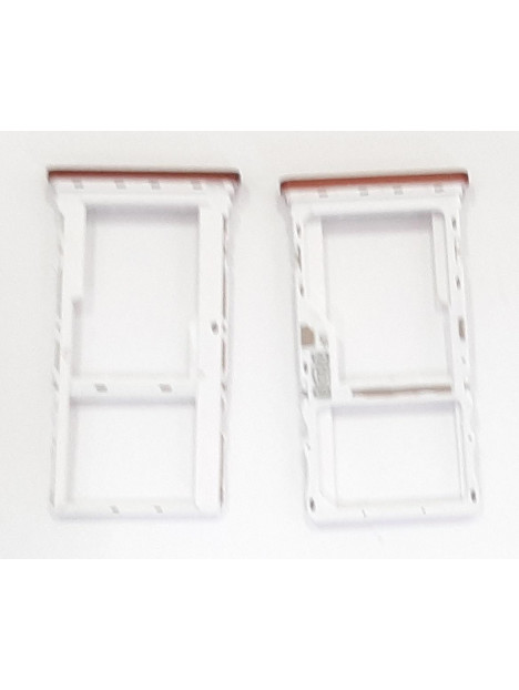 Soporte o bandeja sim marron para Motorola Moto E7 Plus calidad premium