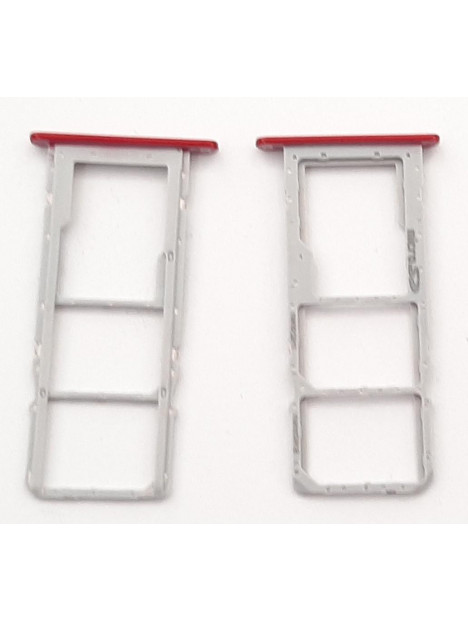 Soporte o bandeja sim roja para LG K52 calidad premium