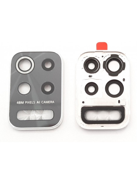 Cubierta camara plata para LG K52 calidad premium