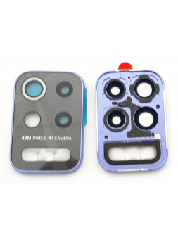 Cubierta camara azul para LG K52 calidad premium