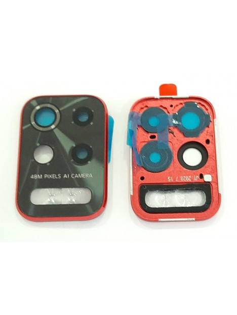 Cubierta camara roja para LG K52 calidad premium