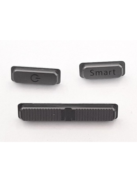 Set 3 botones negro para Oukitel WP8 Pro calidad premium