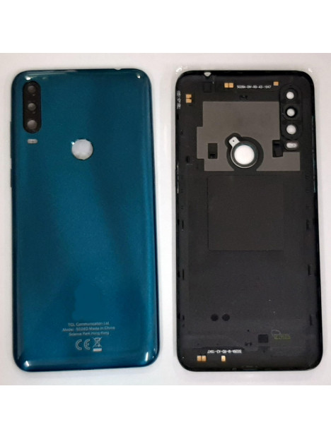 Tapa trasera o tapa bateria verde para Alcatel 1S 2020 5028