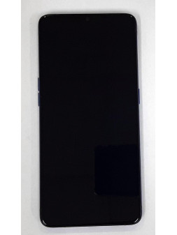 Pantalla lcd para Realme x2 pro RMX1931 mas tactil negro mas marco azul calidad premium