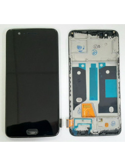 Pantalla lcd para Oneplus 5 mas tactil negro mas marco negro compatible