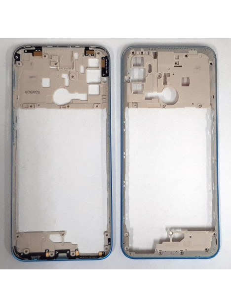 Carcasa trasera o marco azul para Oppo Reno A53 2020 calidad premium